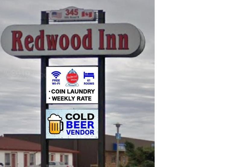 براندون Redwood Motor Inn المظهر الخارجي الصورة